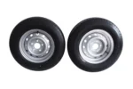 Kit de deux roues renforcées pour la remorque LINGLONG PNEUS 165/80 R13C 96/94N UNITRAILER JANTES 4.5Jx13″H2 5×112 ET:30