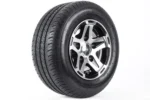 Kit de deux roues renforcées pour remorque PNEU LINGLONG 195/55 R10C 98/96N ALU UNITRAILER JANTE 6Jx10″ 5×112 ET:-4 – Image 2