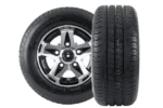 Kit de deux roues renforcées pour remorque PNEU LINGLONG 195/55 R10C 98/96N ALU UNITRAILER JANTE 6Jx10″ 5×112 ET:-4 – Image 4