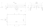 Remorque voiture 264×150 UNITRAILER GARDEN 265 KIPP avec ridelles grillagées, arceau H-800 et bâche bleue – Image 8